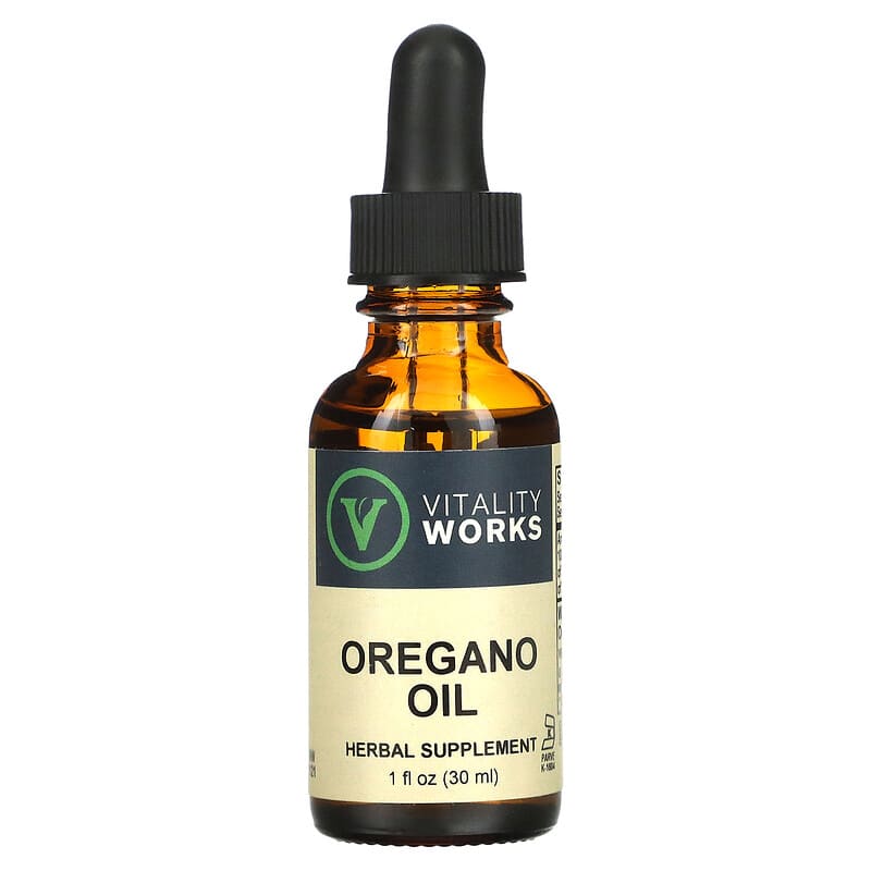 Vitality Works Oregano Oil 1 fl oz (30 ml) 788332036811