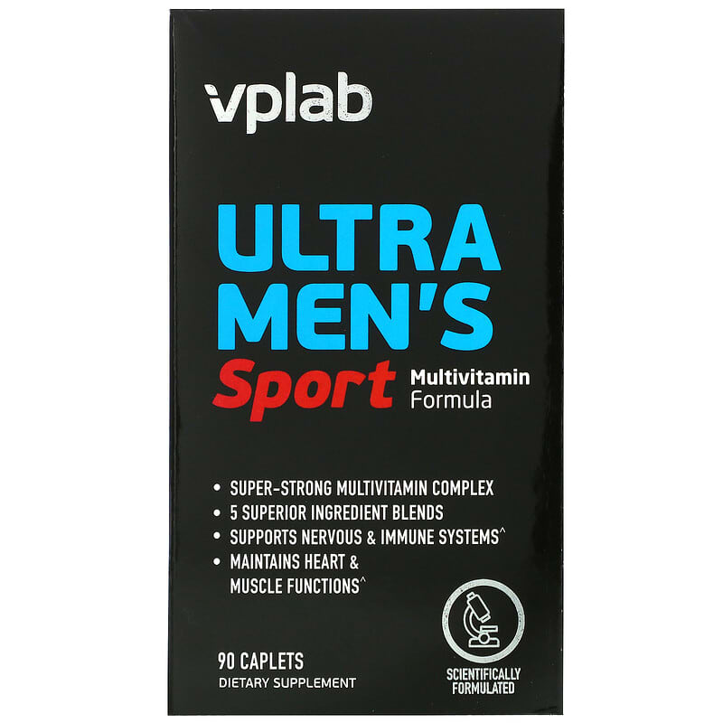 Vplab Ultra Men’s Sport Multivitamin Formula 90 Caplets 860003541302