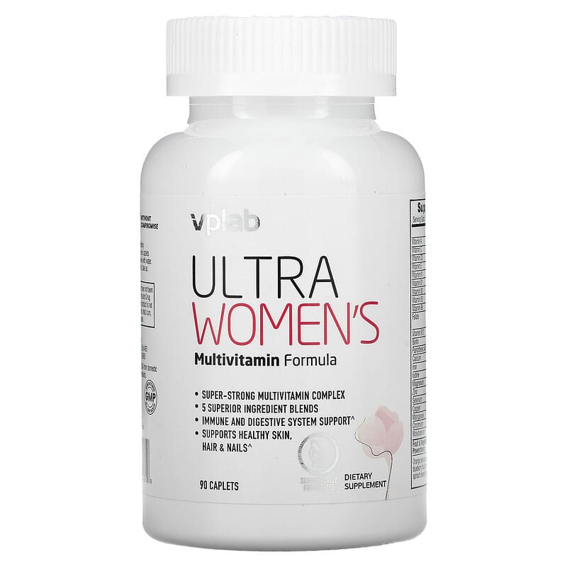 Vplab, Ultra Women’s Multivitamin Formula, 90 Caplets 860003541319