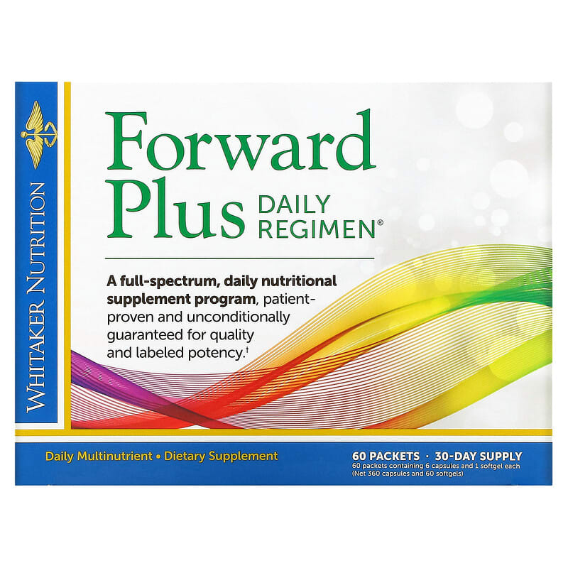 Whitaker Nutrition Forward Plus Daily Regimen 60 Packets 678829212531