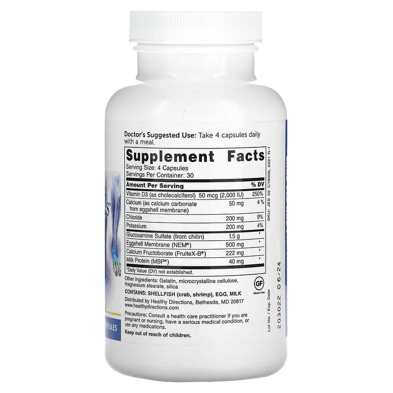 Whitaker Nutrition, Joint & Bone Essentials, 120 Capsules 678829213101