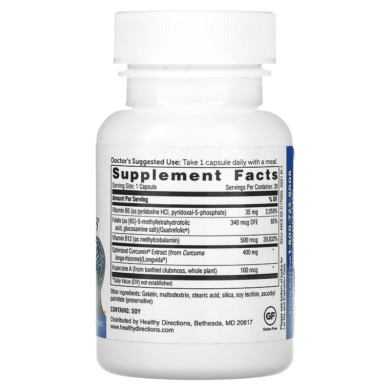 Whitaker Nutrition, Mind & Memory Essentials, 30 Capsules 678829213859