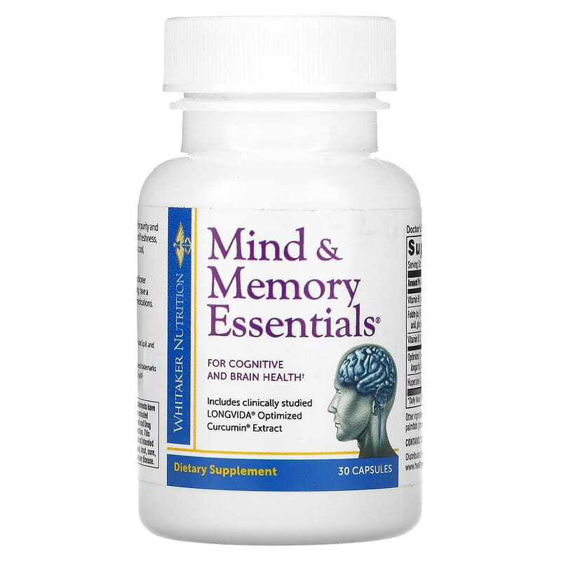 Whitaker Nutrition Mind & Memory Essentials 30 Capsules 678829213859