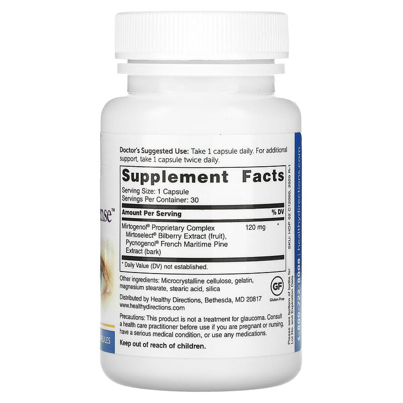 Whitaker Nutrition, Ocular Pressure & Retina Defense, 30 Capsules 678829212494