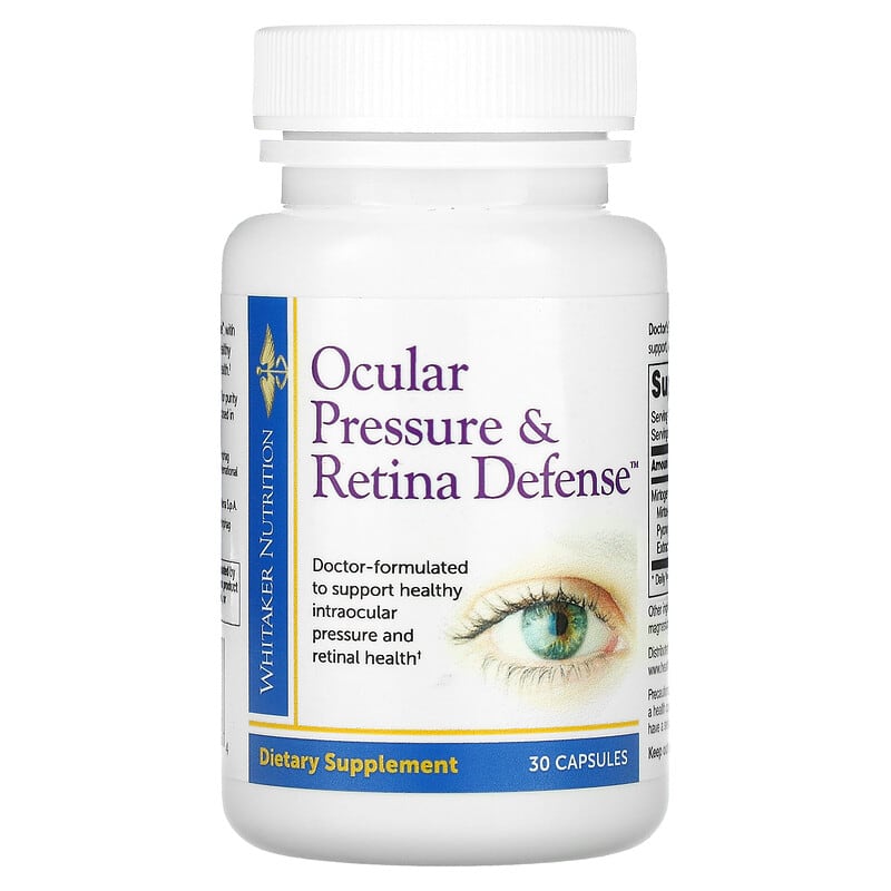 Whitaker Nutrition Ocular Pressure & Retina Defense 30 Capsules 678829212494