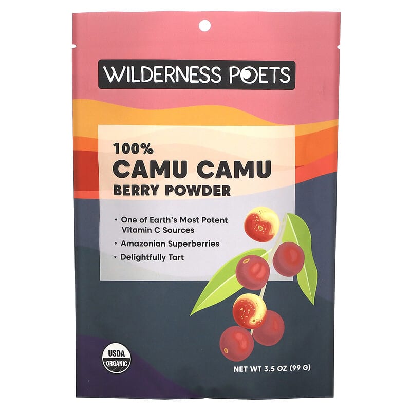 Wilderness Poets LLC Organic Camu Camu Berry Powder 3.5 oz (99 g) 855434006254