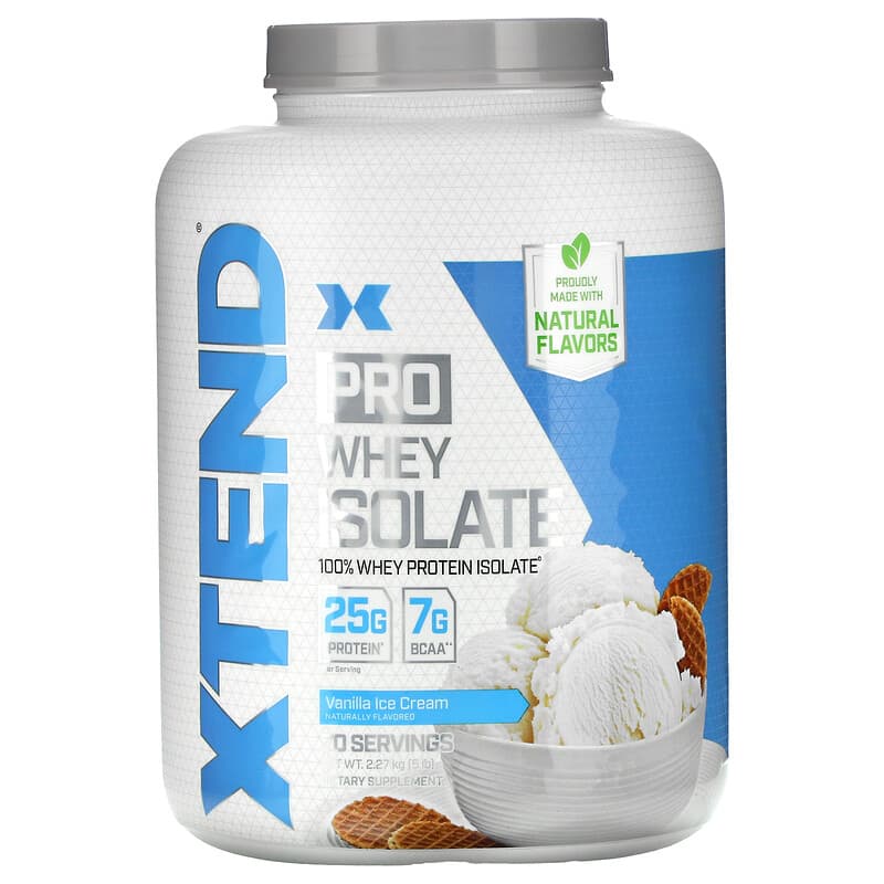 Xtend Pro Whey Isolate Vanilla Ice Cream 5 lb (2.27 kg) 842595110944