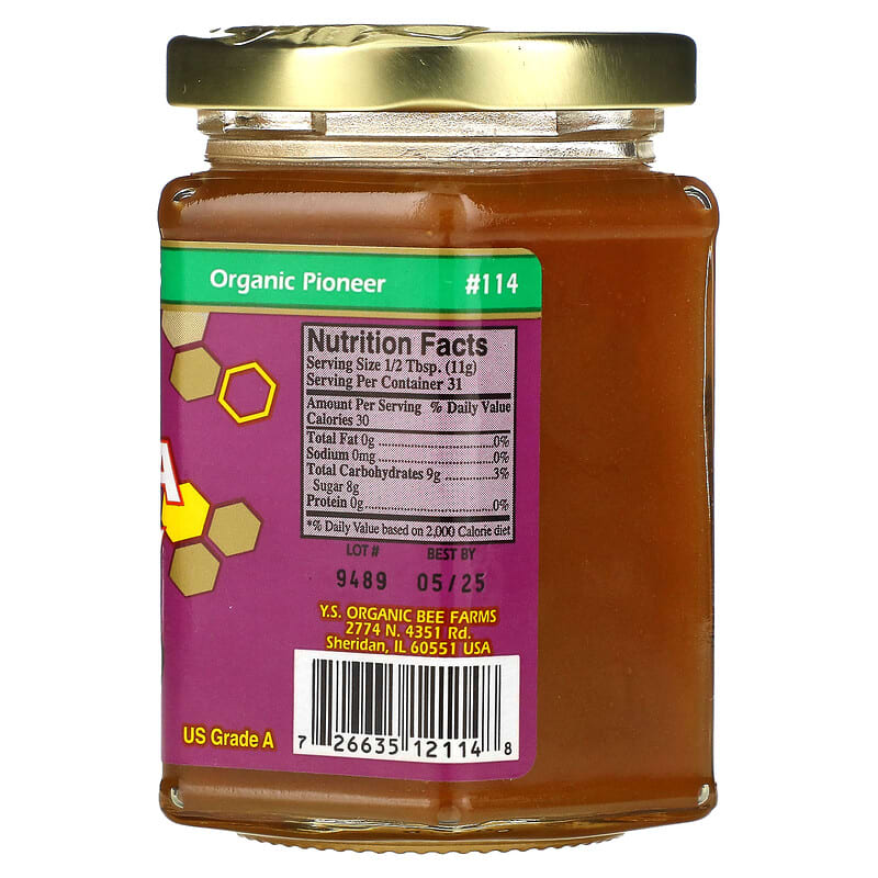 Y.S. Eco Bee Farms, Raw Manuka Honey, Active 15+, 12 oz (340 g) 726635121148