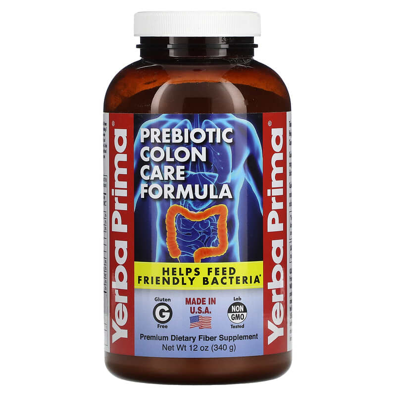 Yerba Prima Prebiotic Colon Care Formula 12 oz (340 g) 46352002040