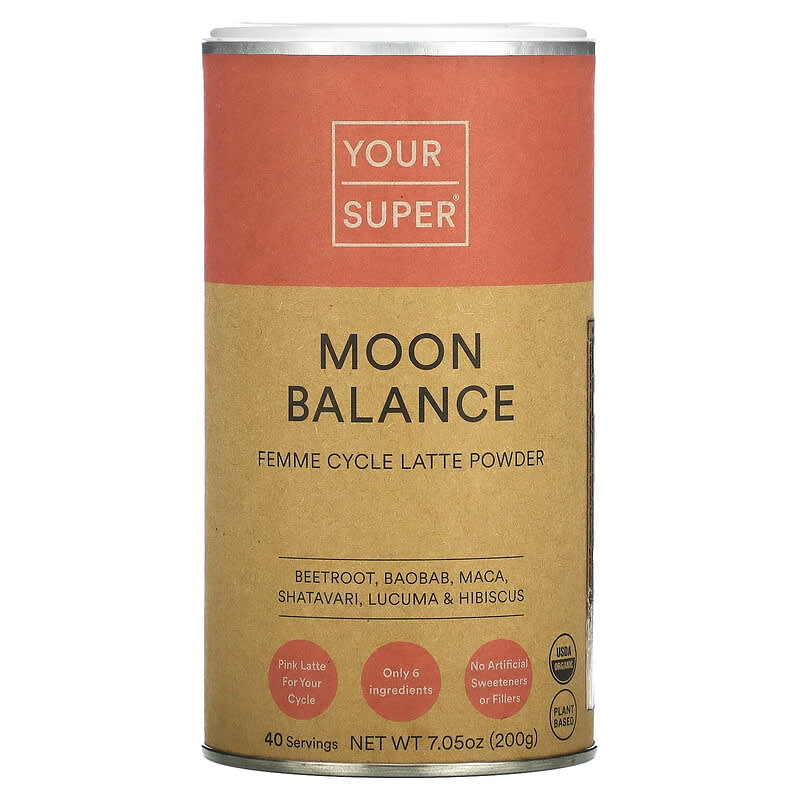 Your Super Moon Balance Femme Cycle Latte Powder 7.05 oz (200 g) 8720256194286