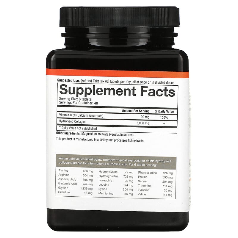 Youtheory, Collagen, 6,000 mg, 290 Tablets 853244003036