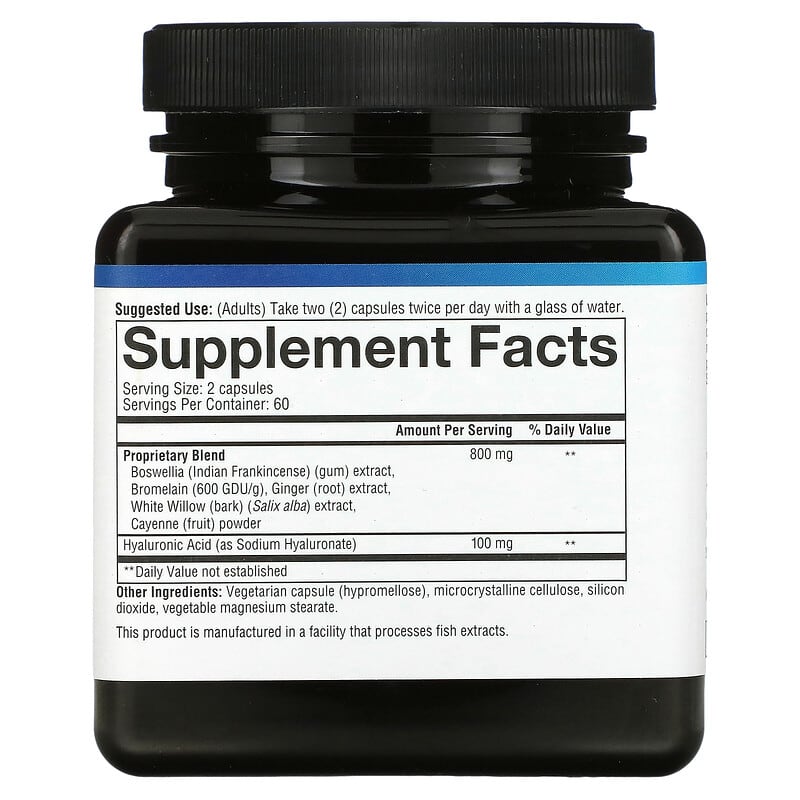 Youtheory, Hyaluronic Acid, Advanced Formula, 120 Vegetarian Capsules 853244003234