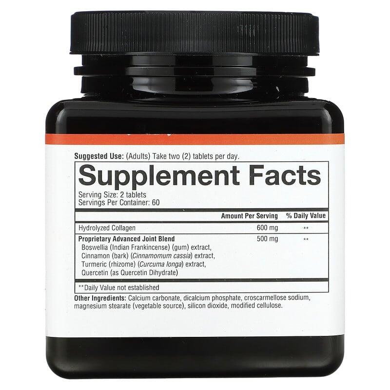 Youtheory, Joint Collagen, Advanced Formula + Boswellia, 120 Tablets 853244003333