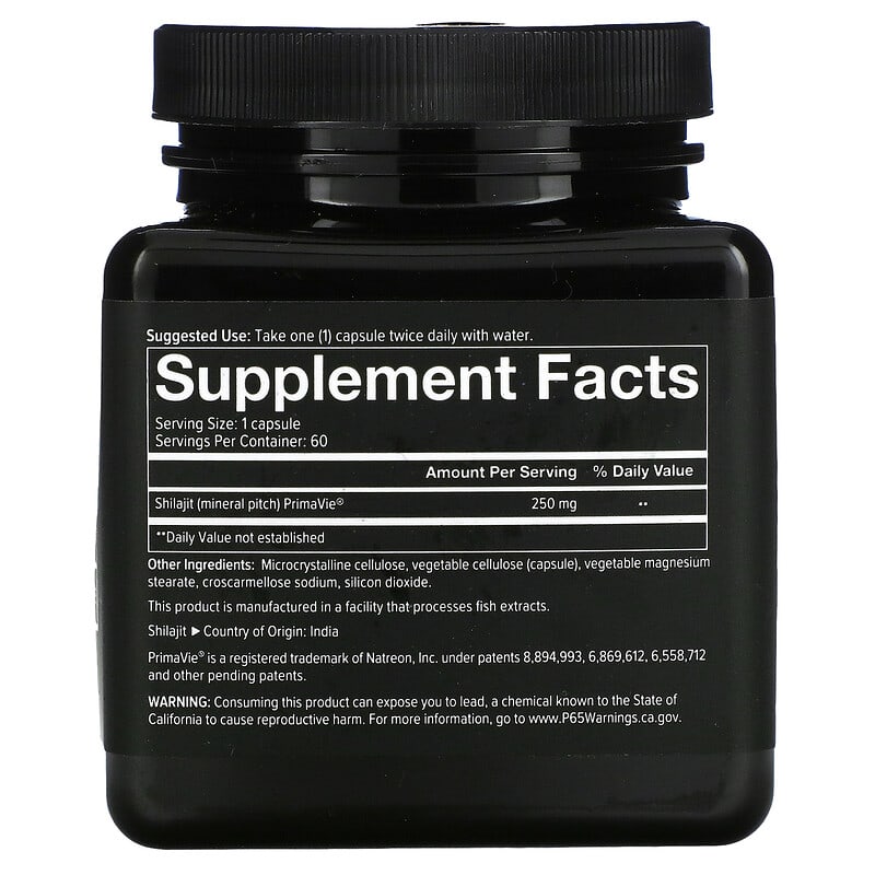 Youtheory, Men, Shilajit, 60 Veg Caps 850502007119