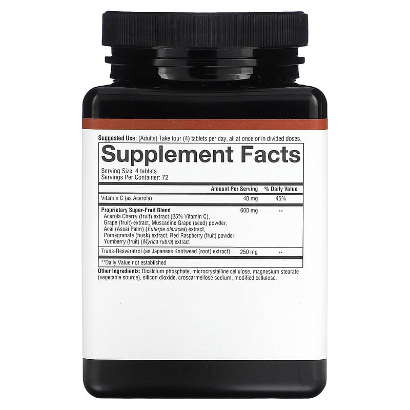 Youtheory, Resveratrol, 290 Tablets 853244003166