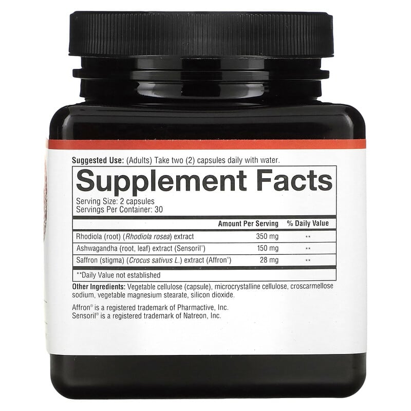 Youtheory, Saffron, 60 Vegetarian Capsules 850502007133