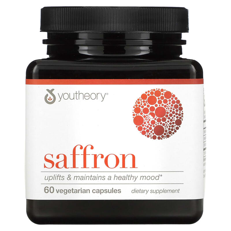 Youtheory Saffron 60 Vegetarian Capsules 850502007133