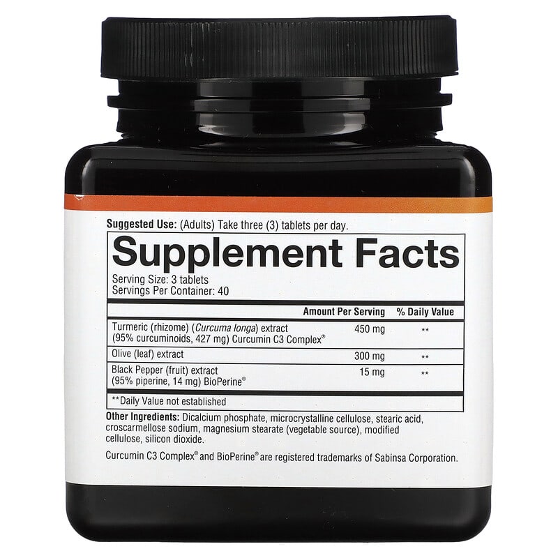 Youtheory, Turmeric, 120 Tablets 853244003371