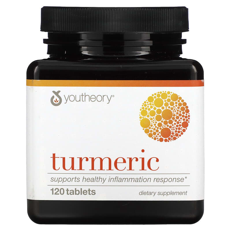Youtheory Turmeric 120 Tablets 853244003371