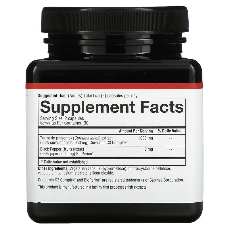 Youtheory, Turmeric, Extra Strength Formula, 500 mg, 60 Vegetarian Capsules 850502007140