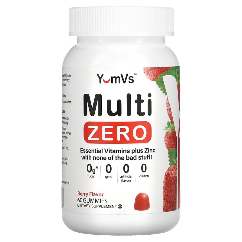 Yum-Vs Multi Zero Berry 60 Gummies 810048610297