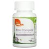 Zahler Iron Complex Advanced Iron Complex Gentle & Non-Constipating Iron Formula 100 Capsules 848998080785