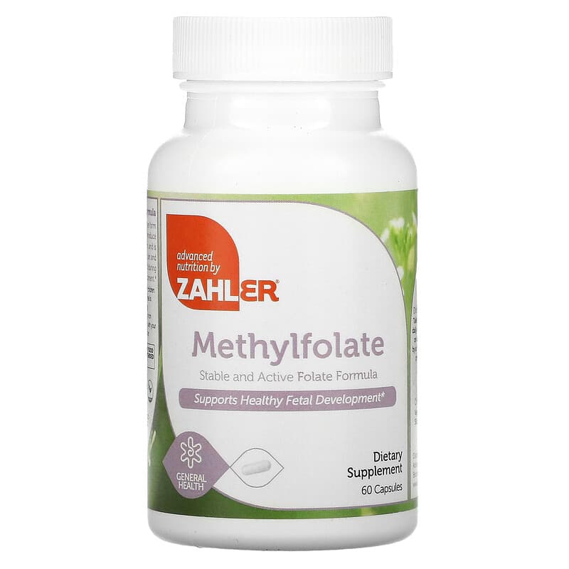 Zahler Methylfolate 60 Capsules 848998081928