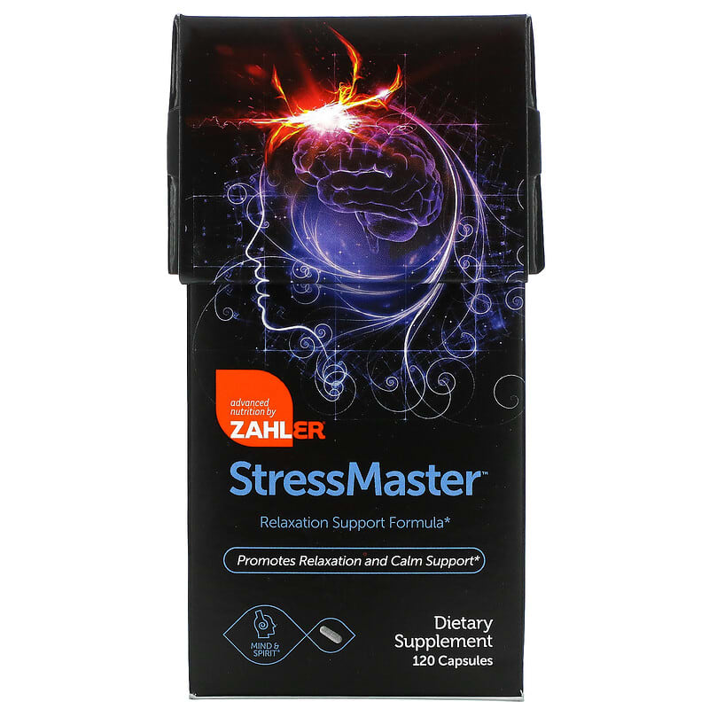 Zahler StressMaster Relaxation Support Formula 120 Capsules 848998080792
