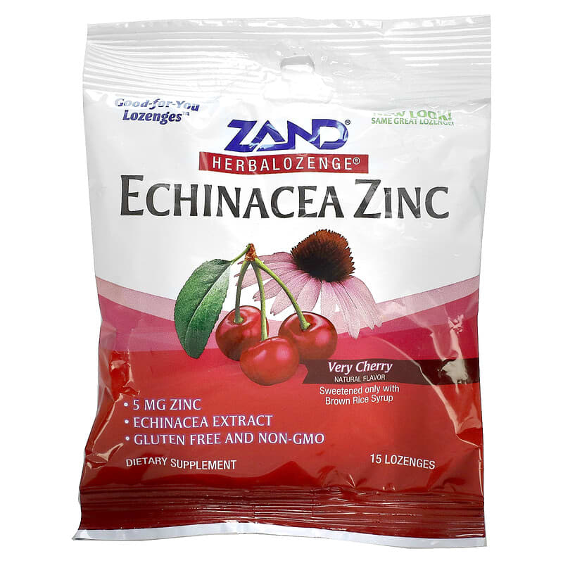 Zand Herbalozenge Echinacea Zinc Very Cherry 15 Lozenges 41954000142