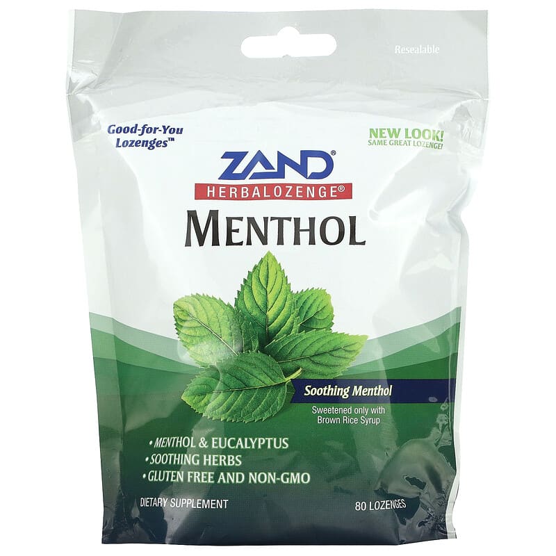 Zand Herbalozenge Menthol Soothing Menthol 80 Lozenges 41954597451