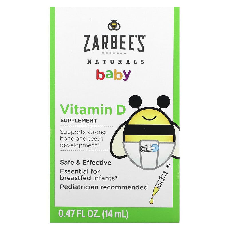 Zarbees Baby Vitamin D 0.47 fl oz (14 ml) 858438005315