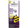 Zarbees Black Elderberry Syrup with Real Elderberry Vitamin C and Zinc For Children 2 Years + 4 fl oz (118 ml) 857647007820