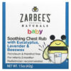 Zarbees Naturals Baby Soothing Chest Rub with Eucalyptus Lavender & Beeswax 1.5 oz (42 g) 858438005414