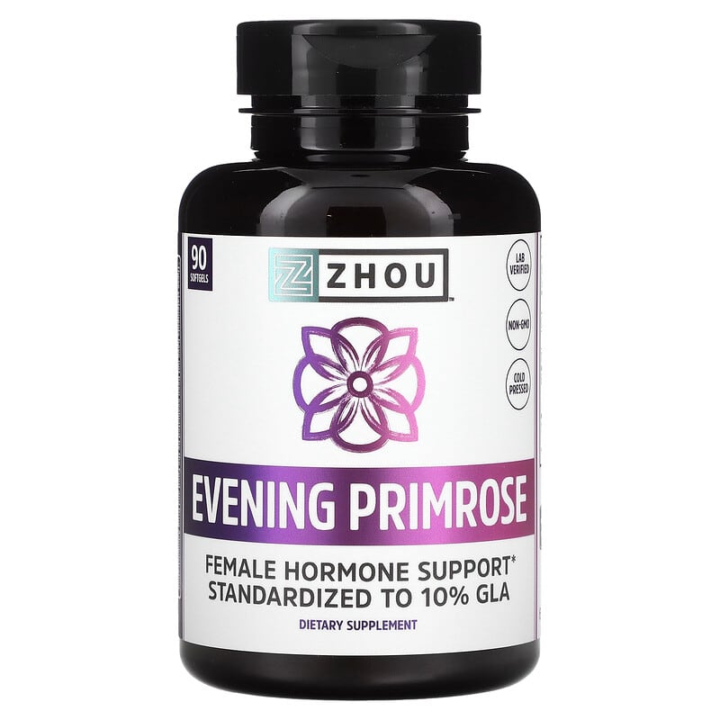 Zhou Nutrition Evening Primrose 90 Softgels 669191624893