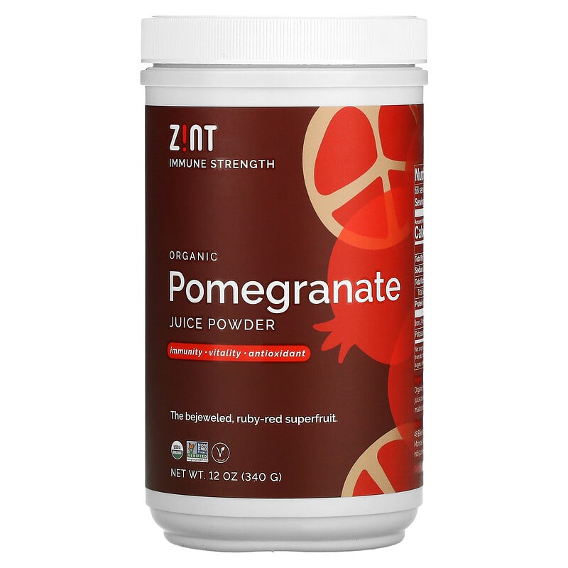ZINT Organic Pomegranate Juice Powder 12 oz (340 g) 817516020619