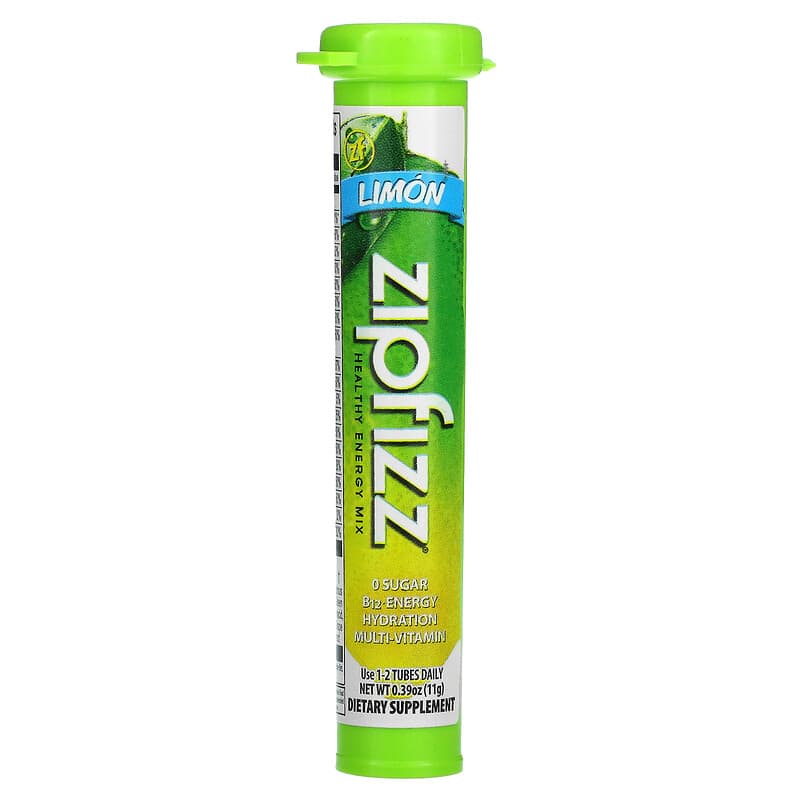 Zipfizz, Healthy Energy With Vitamin B12, Pina Colada, 20 Tubes, 11 g Each 857167006068