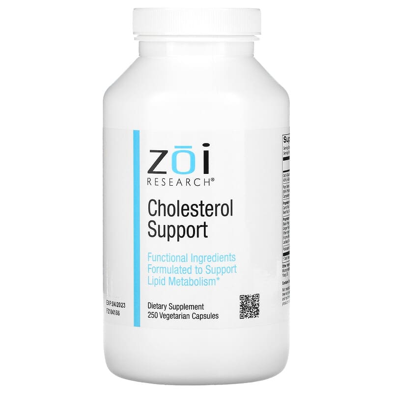 ZOI Research Cholesterol Support 250 Vegetarian Capsules 898220016150