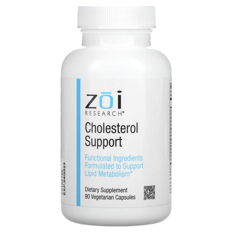 ZOI Research Cholesterol Support 90 Vegetarian Capsules 898220016167